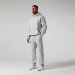 Herre Afslappede Joggingbukser med Åben Kant Lys Gråmeleret