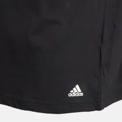 Herre Aktiv Core Bomuld Tre Pak V-Hals T-Shirts Sort