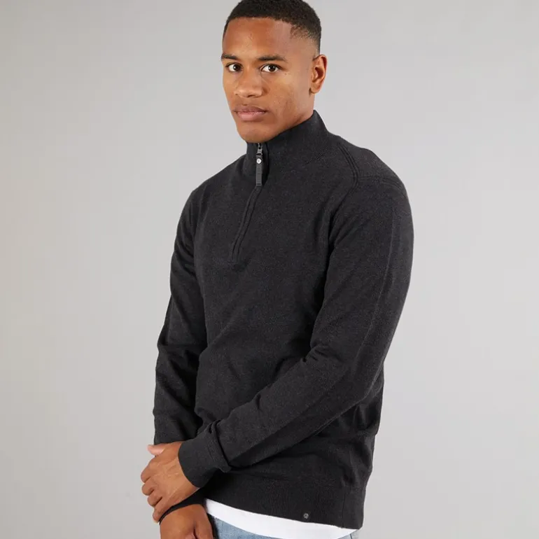 Herre Ancona Jumper Charcoal Mix