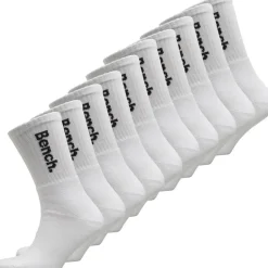 Herre Ardal Ten Pack Polstrede Crew Sokker Hvid/​Sort