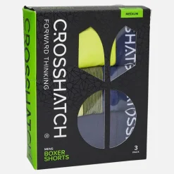 Herre Avocet Tre Pak Boxer Shorts Gul
