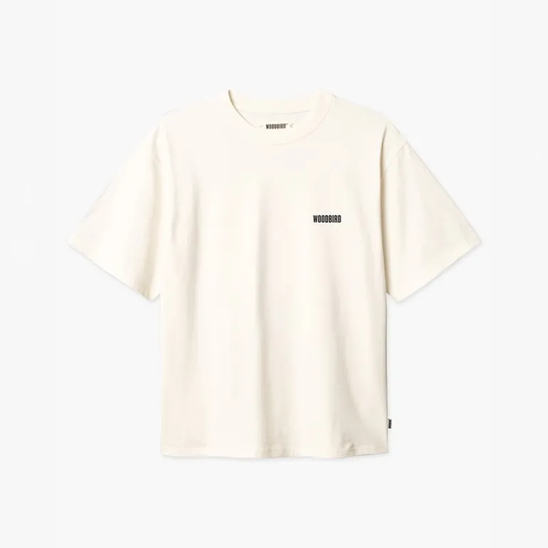 Herre Baine Grundlagt T-shirt Off White