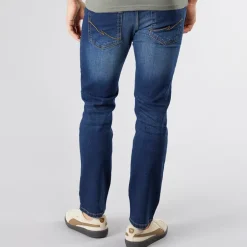Herre Bandol Straight Fit Jeans Mørk Vask