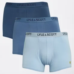 Herre Barclay Tre Pakke Boxer Trunks Blue Horizon/​Chambray Blue/​Dark Denim