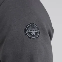 Herre Bastien 1/​2 Lynlås Sweatshirt Dark Grey Solid