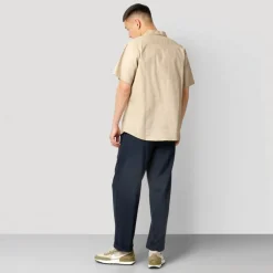 Herre Bowling Kortærmet Skjorte Khaki