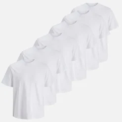 Herre Breeze Standard Seks Pakke T-Shirts Hvid