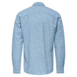 Herre Caiden Life Langærmet shirts Blå