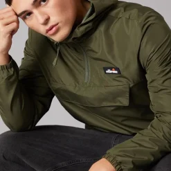 Herre Callum Anorak Jakke Khaki