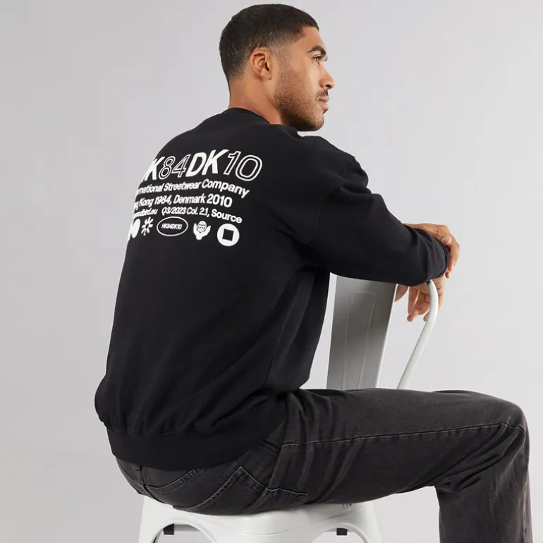 Herre Cane Sweatshirt Sort