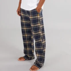 Herre Chester Bukser med Brede Ben Vævet Ternet