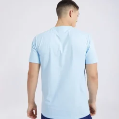 Herre Cleffios Logo T-Shirt Lyseblå