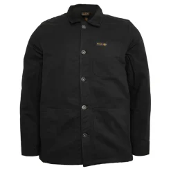 Herre Clemens Sherpa Foret Twill Chore Jakke Sort