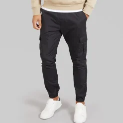 Herre Combat Tech Cargo Bukser Sort