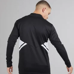 Herre Condivo 22 1/​4 lynlås træningstop Sort/​Hvid