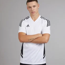 Herre Condivo 22 T-shirt Hvid/Sort