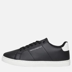 Herre Contrast Heel Tennis Sneakers Sort