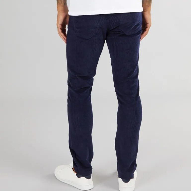 Herre Cordsome Bukser Marineblå