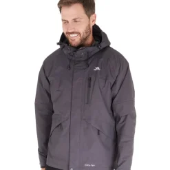 Herre Corvo Vandtæt Hætte Skal Jakke Dark Grey