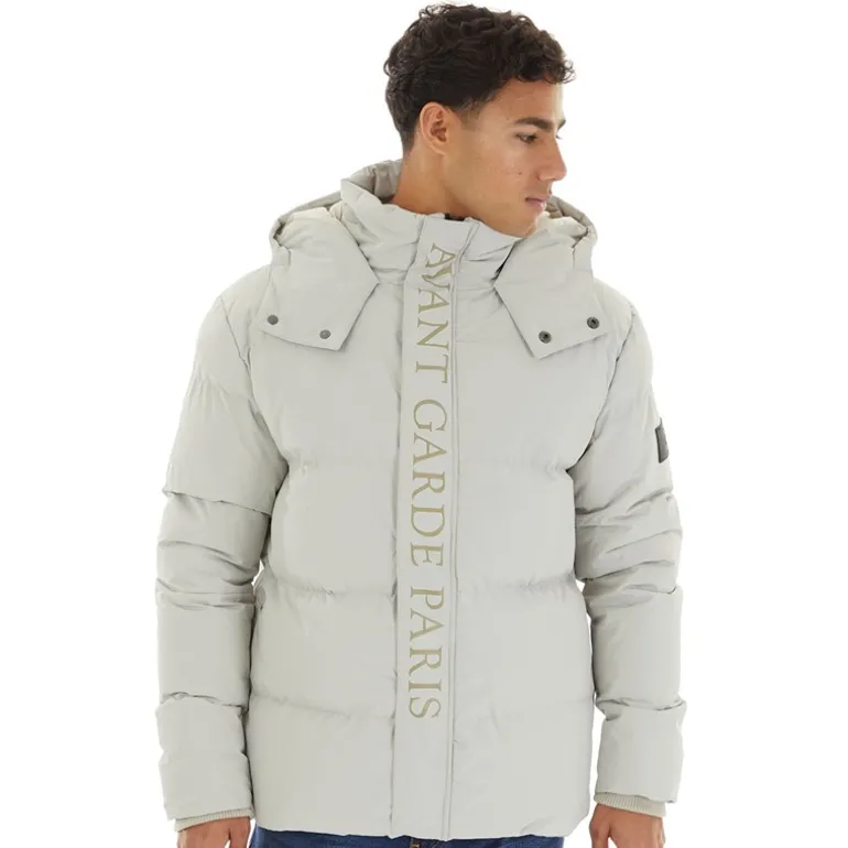 Herre Cottian Pufferjakke Frostgrå