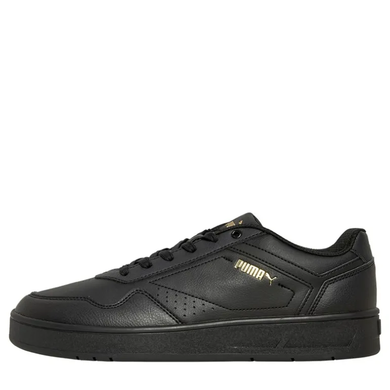 Herre Court Classic Sneakers Sort/ Guld