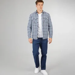 Herre Dalesman Afslappet Pasform Jeans Mørk Vask