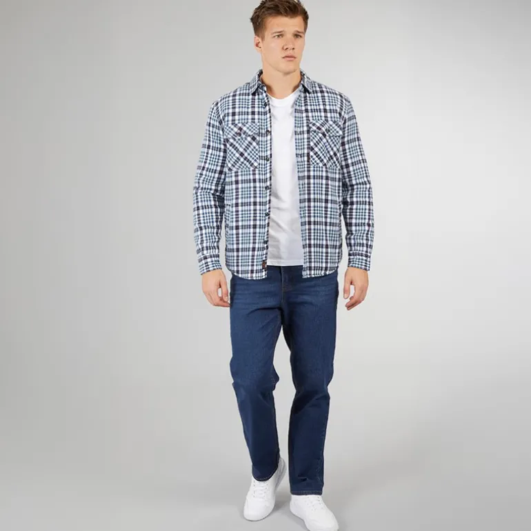 Herre Dalesman Afslappet Pasform Jeans Mørk Vask