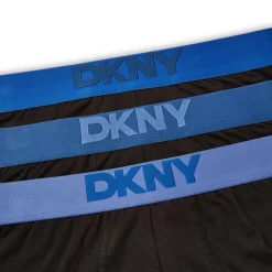 Herre Delmar Tre Pak Længere Længde Boxer Trusser Sort