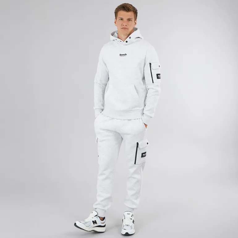 Herre Dimora Utility Hættetrøje Lysegrå Melering