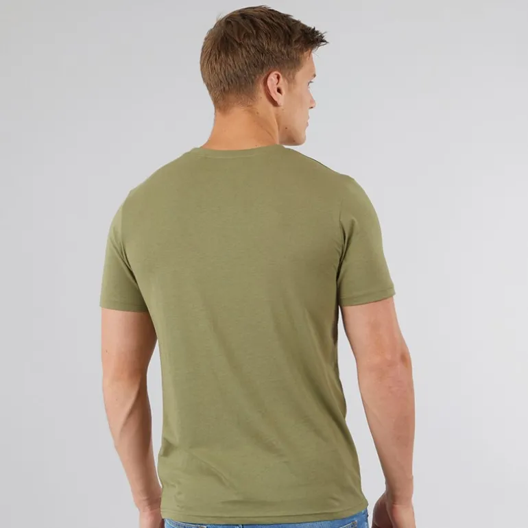 Herre Envoy Fem-pak T-shirts Sort/Lyse Khaki/Hvid/Sten/Stålgrå