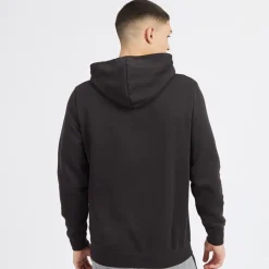 Herre Essentials Lille Logo Hoodie Sort