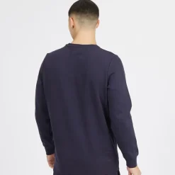 Herre Essentials Lille Logo Rundhals Trøje Mørkeblå