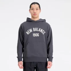 Herre Essentials Varsity Fleece Hættetrøje Blacktop