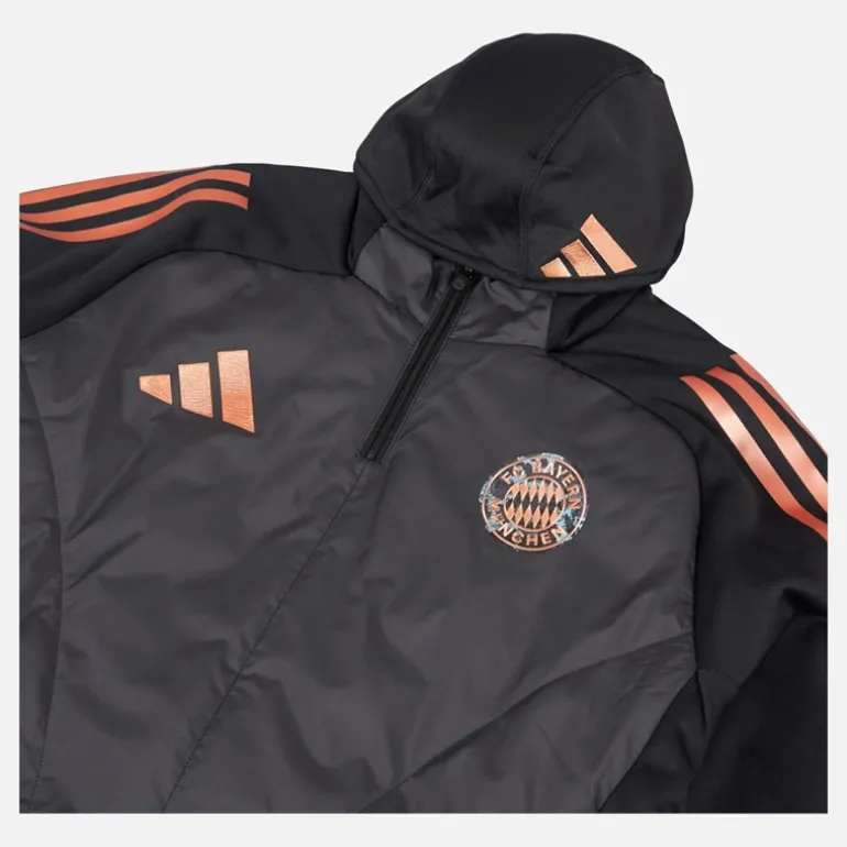 Herre FCB Fc Bayern München Vinter Træningstop Sort