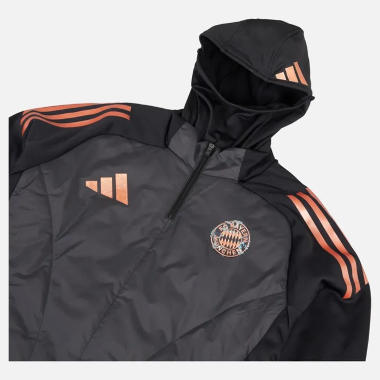 Herre FCB Fc Bayern München Vinter Træningstop Sort