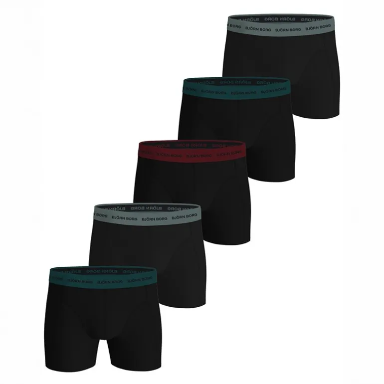 Herre fem pak bomuld stretch boxers Multipack 1