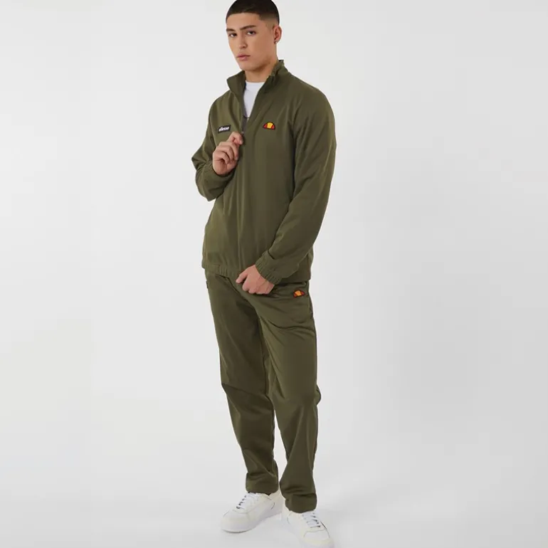 Herre Ferrari Poly Tracksuit Khaki