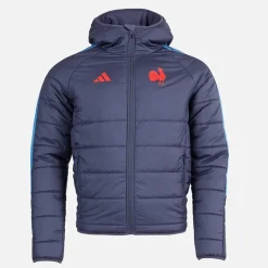 Herre FFR Frankrig Rugby Vinterjakke Shadow Navy