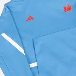 Herre FFR Frankrig Rugby Z.N.E. Rejse Hættetrøje Focus Blue