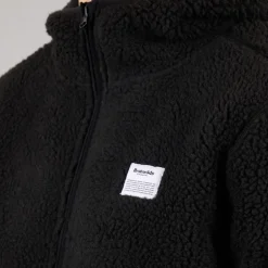 Herre Fleece Hættejakke Sort