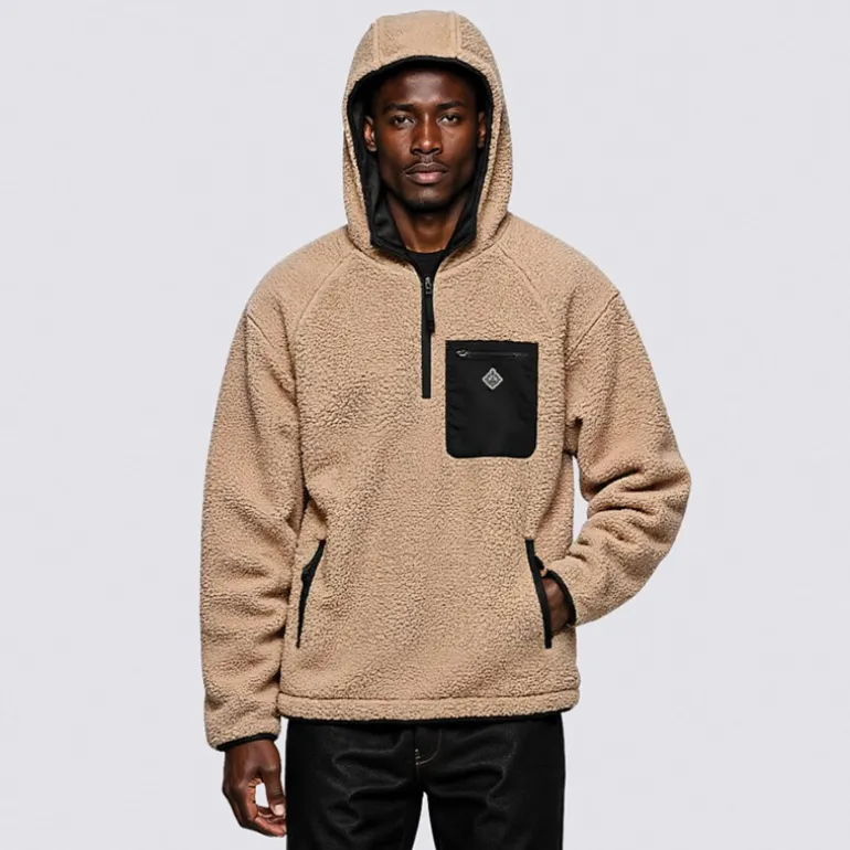 Herre Fleecetøj beige