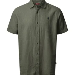 Herre Fort Worth Skjorter med korte ærmer kakigrøn