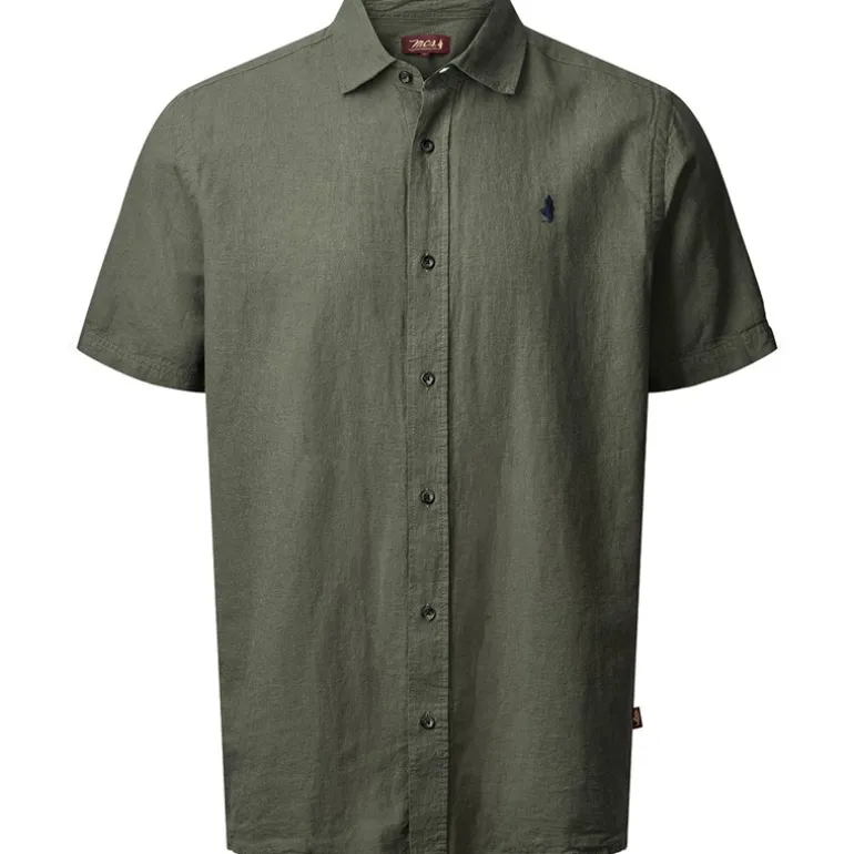 Herre Fort Worth Skjorter med korte ærmer kakigrøn