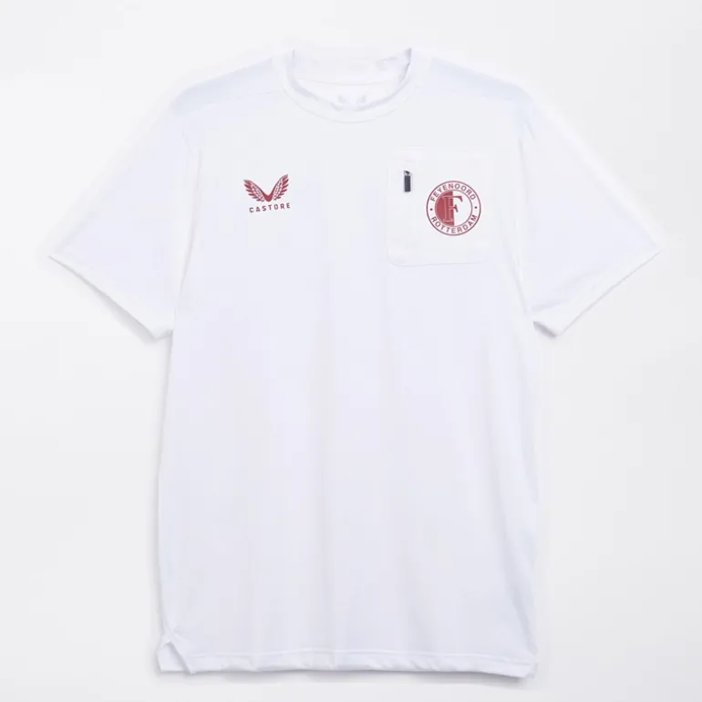 Herre FR Feyenoord Lifestyle T-shirt Brilliant White
