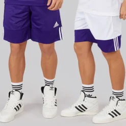 Herre 3G Speed Vendbare Basketball Shorts Collegiate Purple/​Hvid