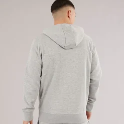 Herre Giffone Hættetrøje Light Grey Marl