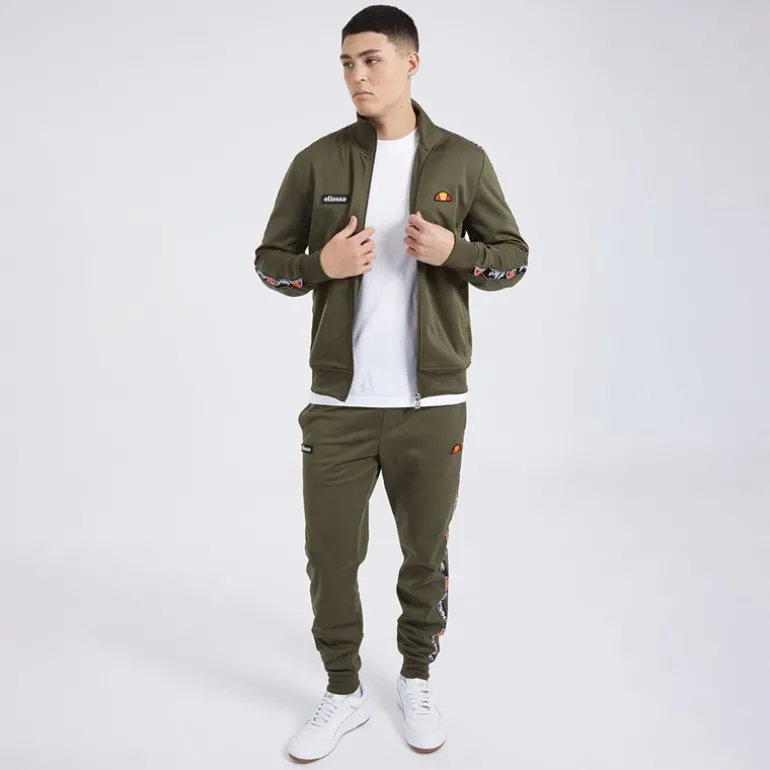 Herre Giraldo Tapede Poly Tracksuit Khaki