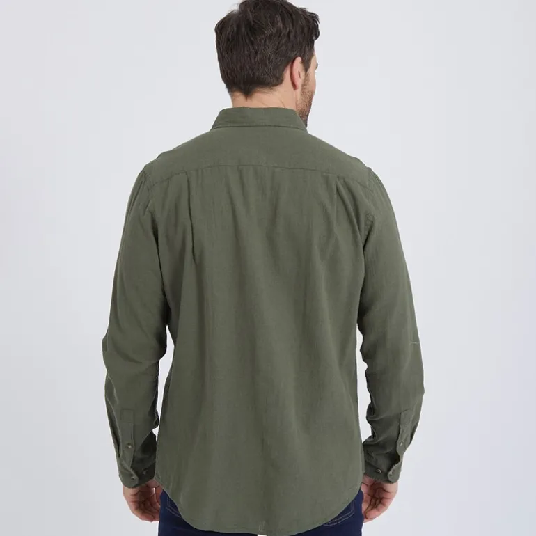 Herre Grand Prairie Langærmet shirts kakigrøn