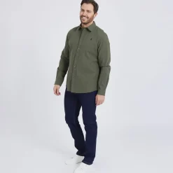 Herre Grand Prairie Langærmet shirts kakigrøn