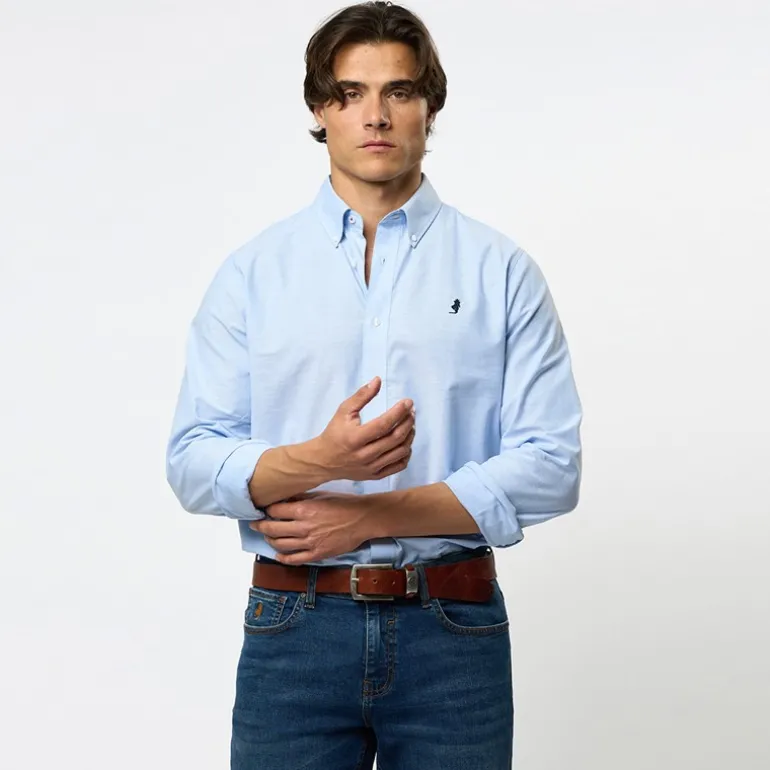 Herre Greg Skjorte Light Blue